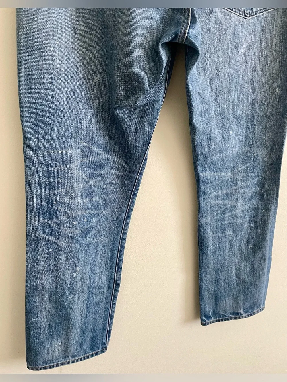 👖 J. Crew Men's Straight Blue Distressed Jeans 👖